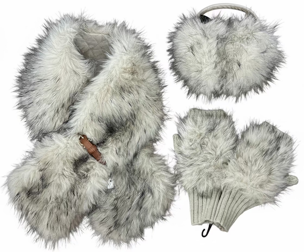S003 Faux Fur Scarf