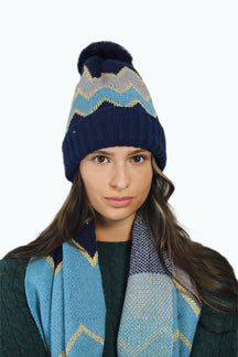 H01023 Beanie & Scarf Set