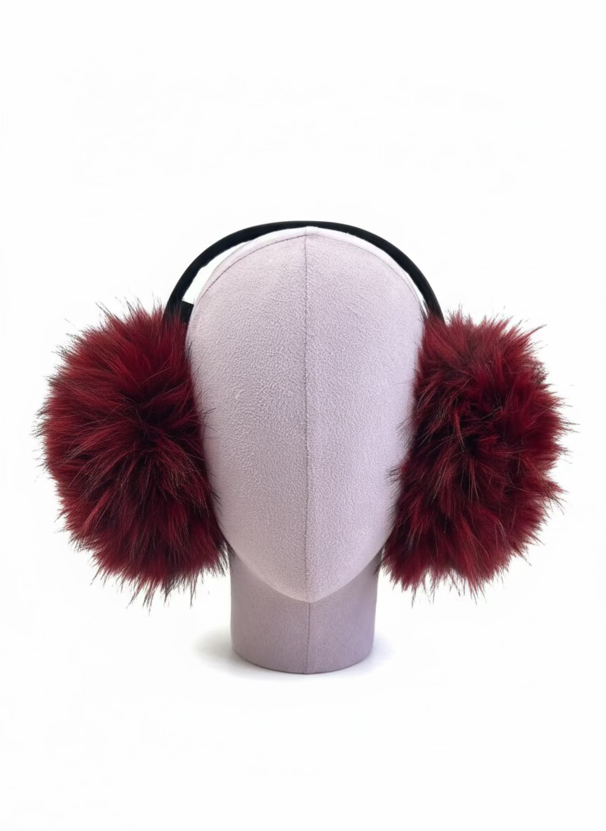 AE039 Long Faux Fur Earmuffs