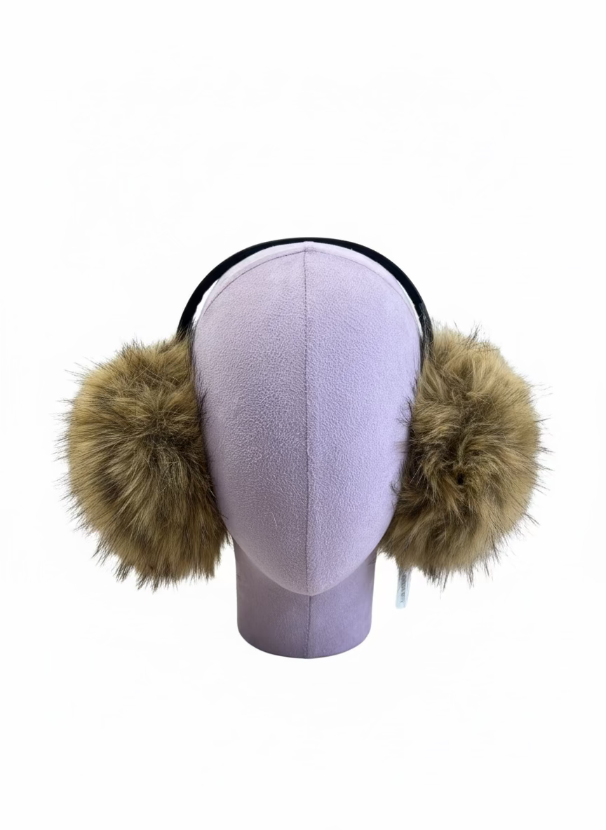 AE039 Long Faux Fur Earmuffs
