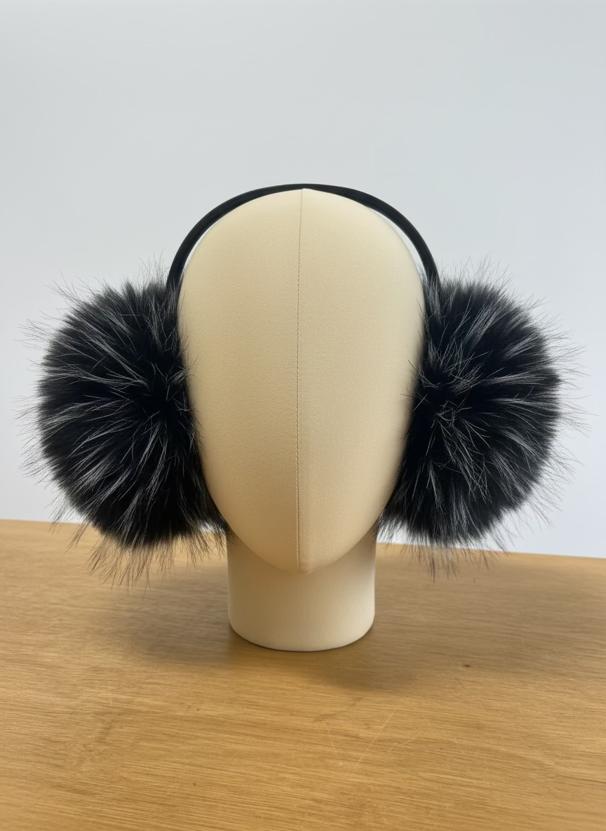 AE039 Long Faux Fur Earmuffs