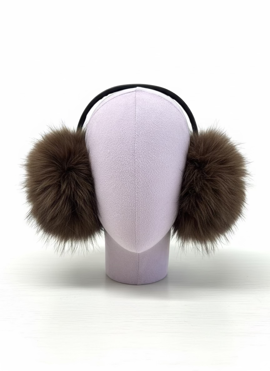 AE039 Long Faux Fur Earmuffs