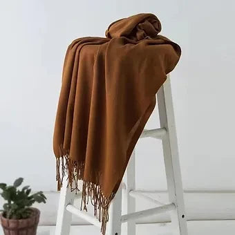 S0145 Cashmere Feeling Scarf 200g Cappuccino