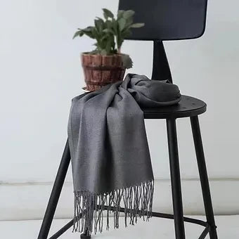 S0145 Cashmere Feeling Scarf 200g Grey