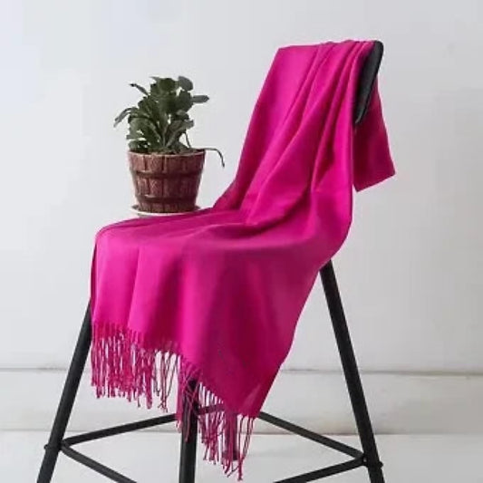 S0145 Cashmere Feeling Scarf 200g Fuchsia