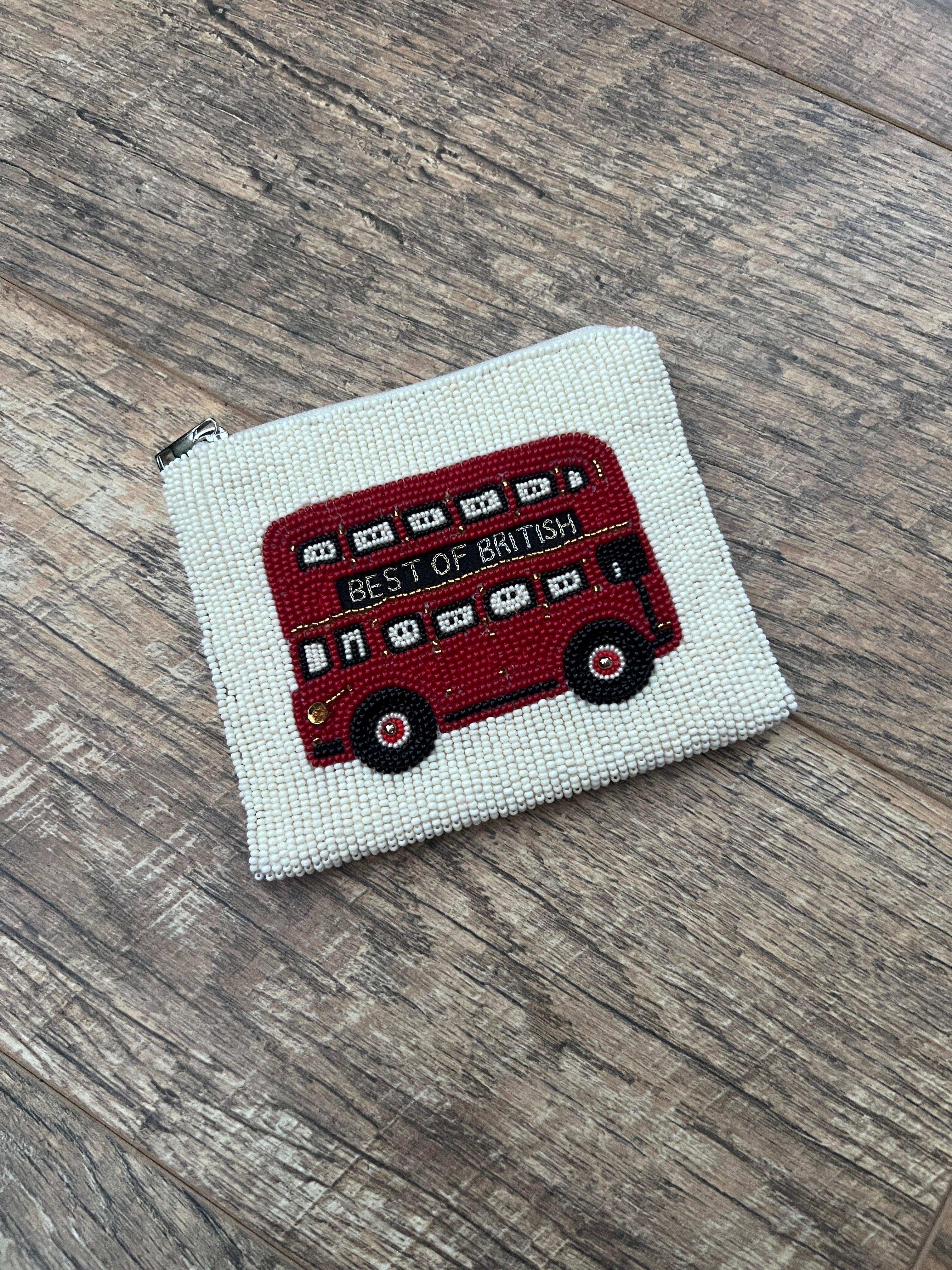 Canvas Beads Hand Made Coin Bag