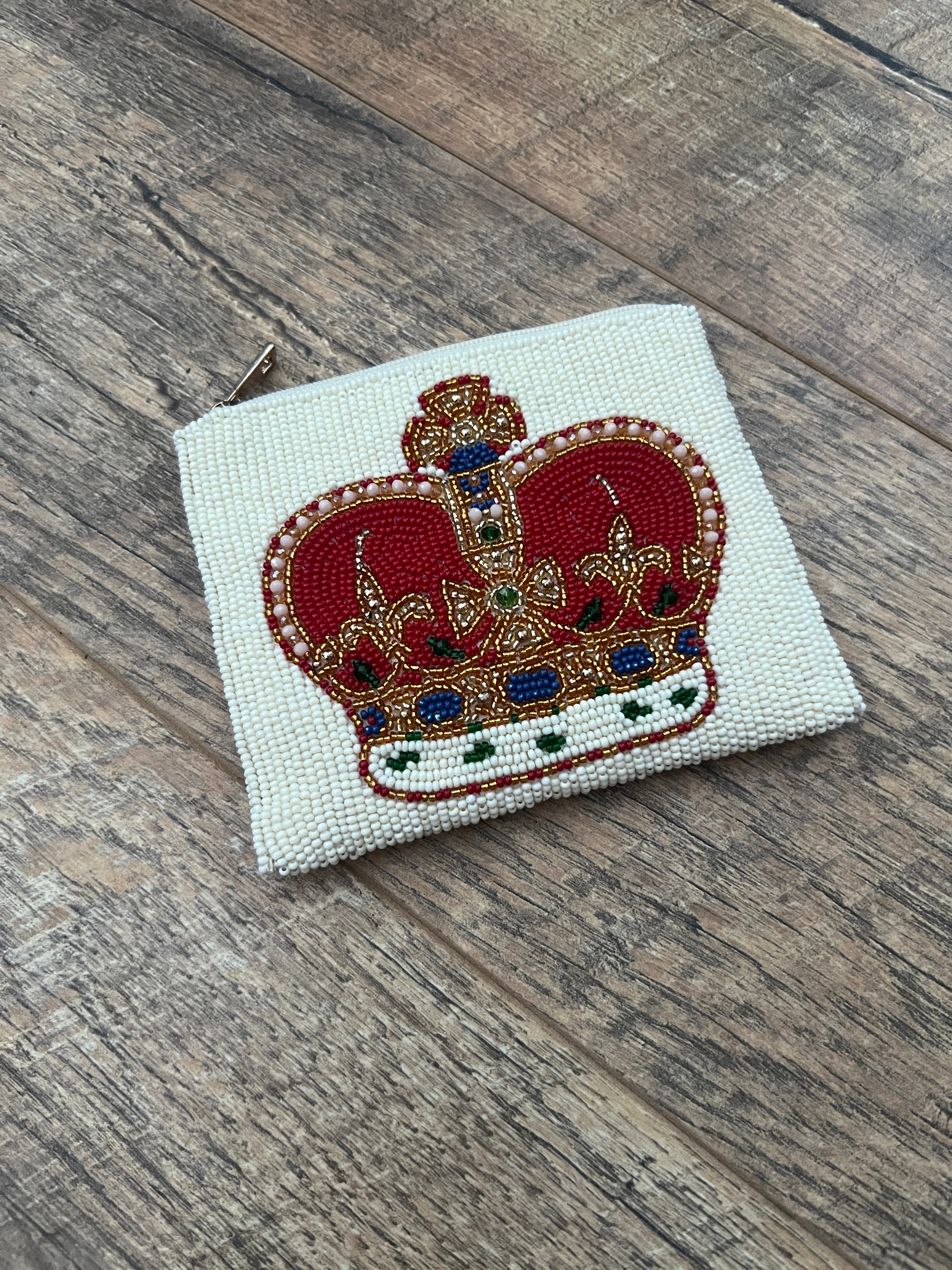 Canvas Beads Hand Made Coin Bag