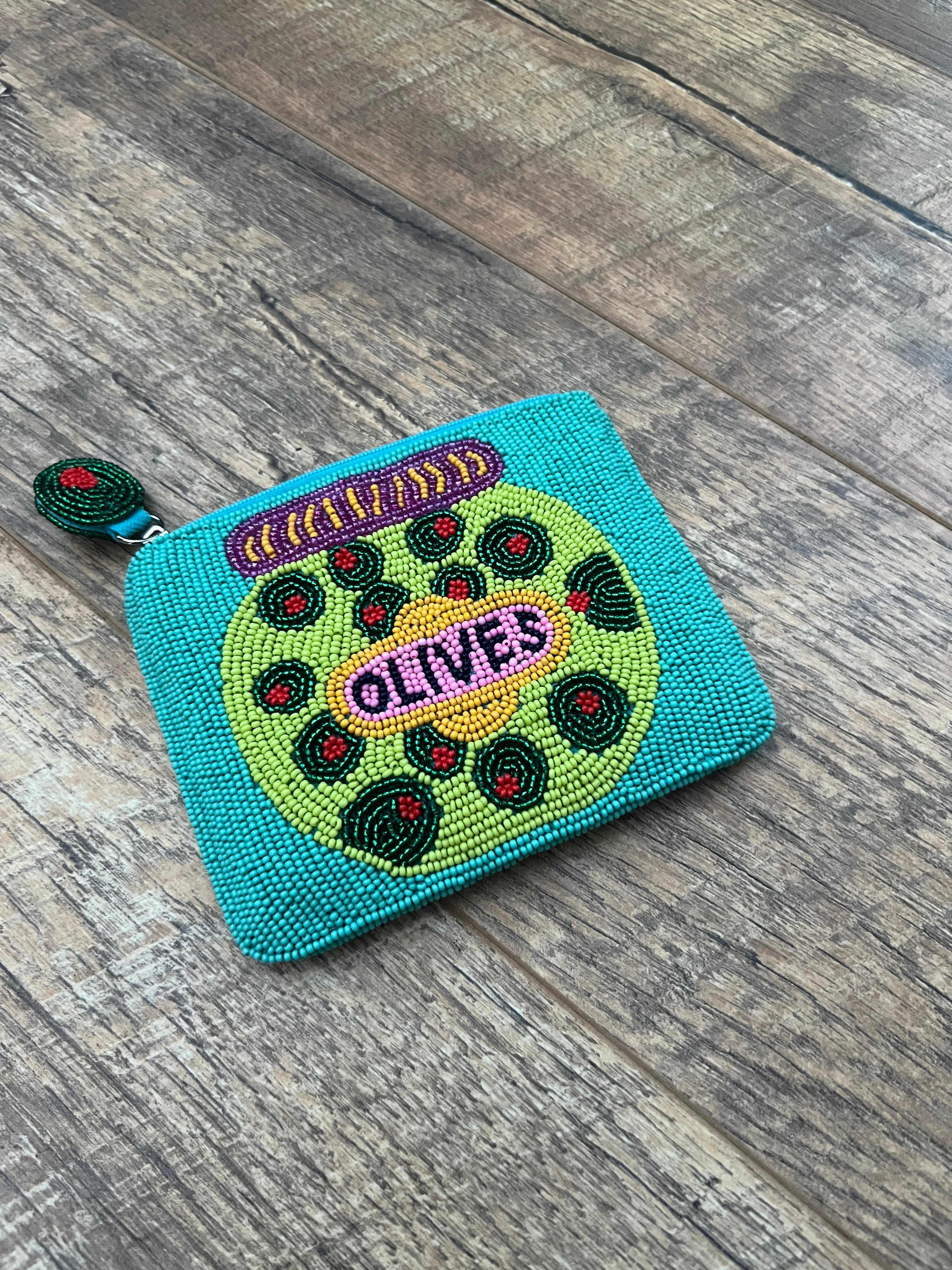 Canvas Beads Hand Made Coin Bag