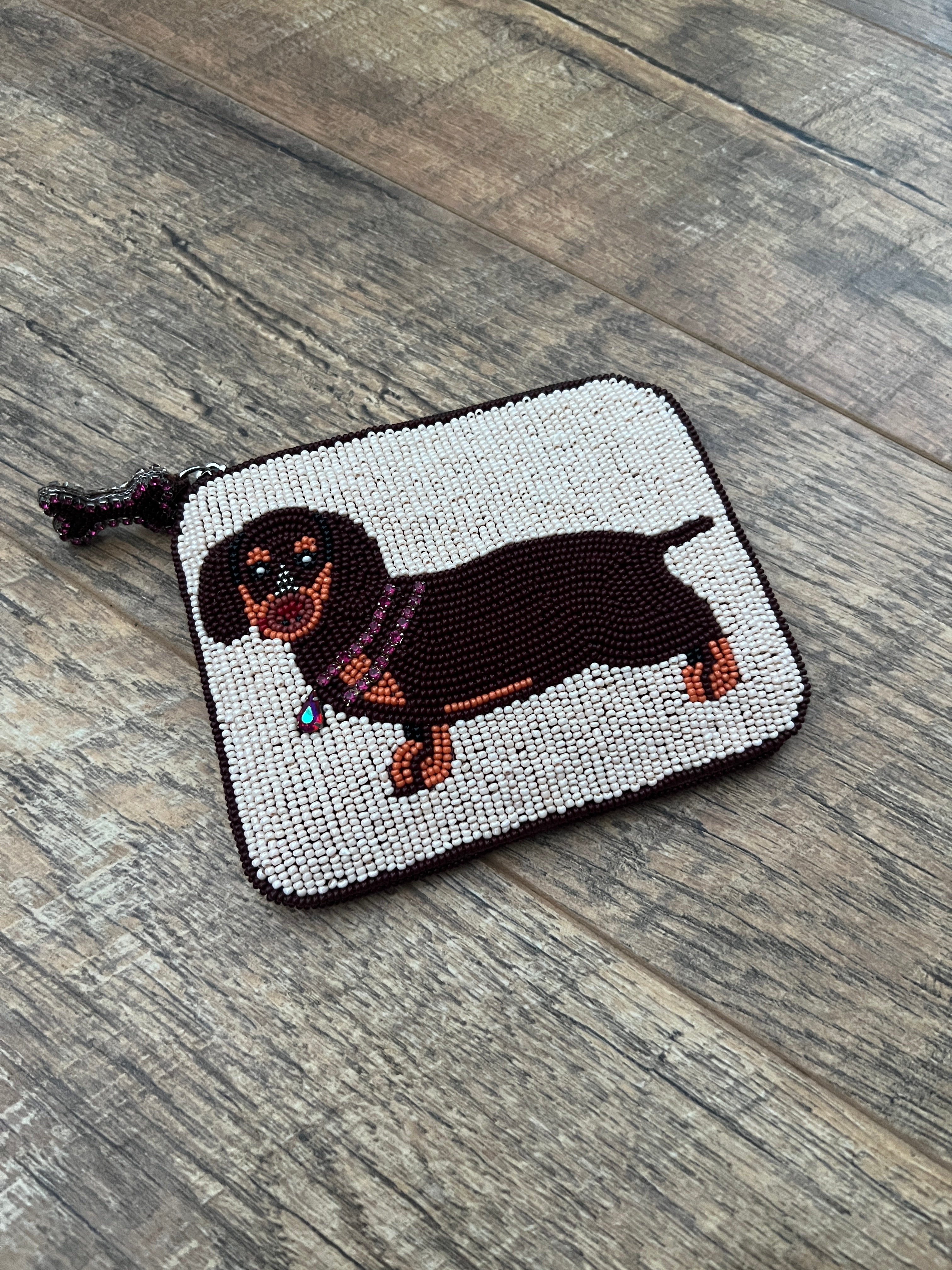 Canvas Beads Hand Made Coin Bag