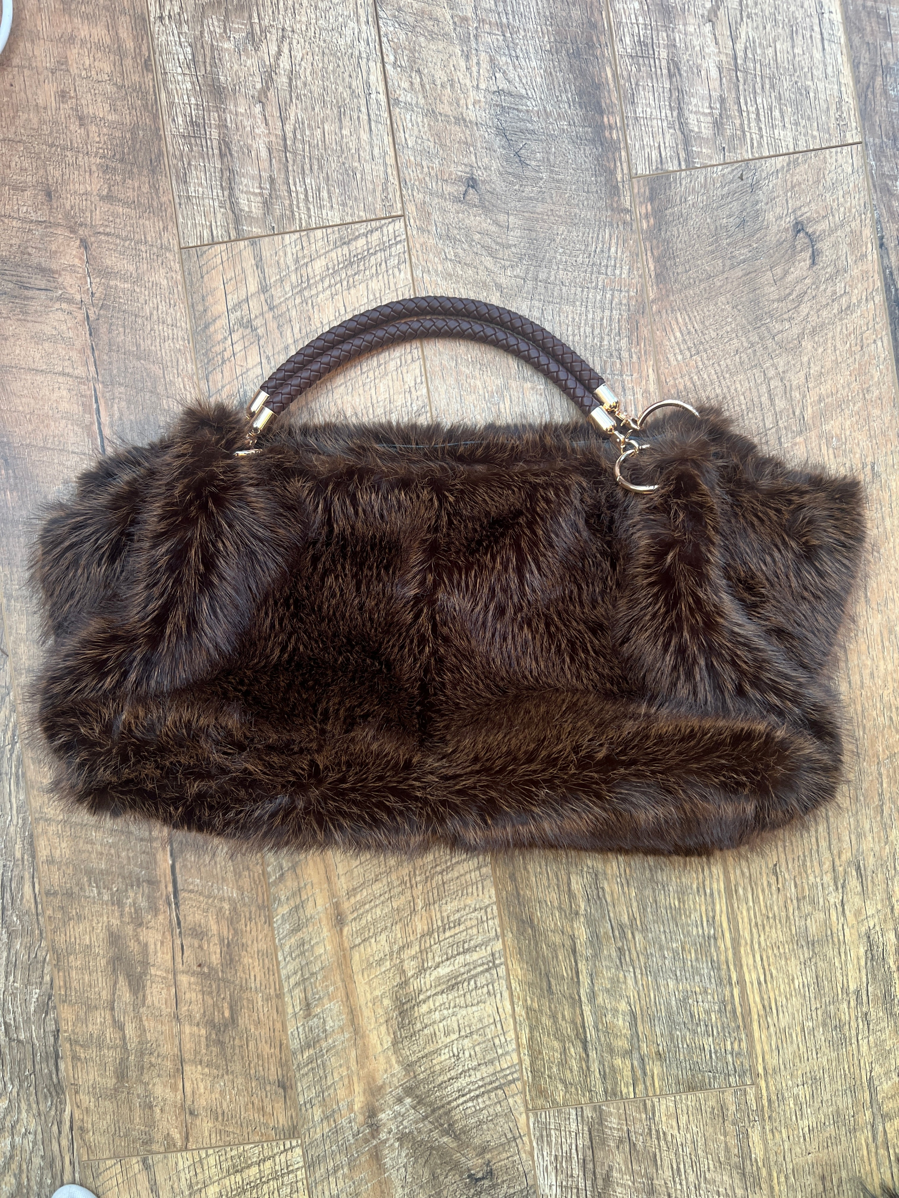 Fur Bag 2026 Medium Brown