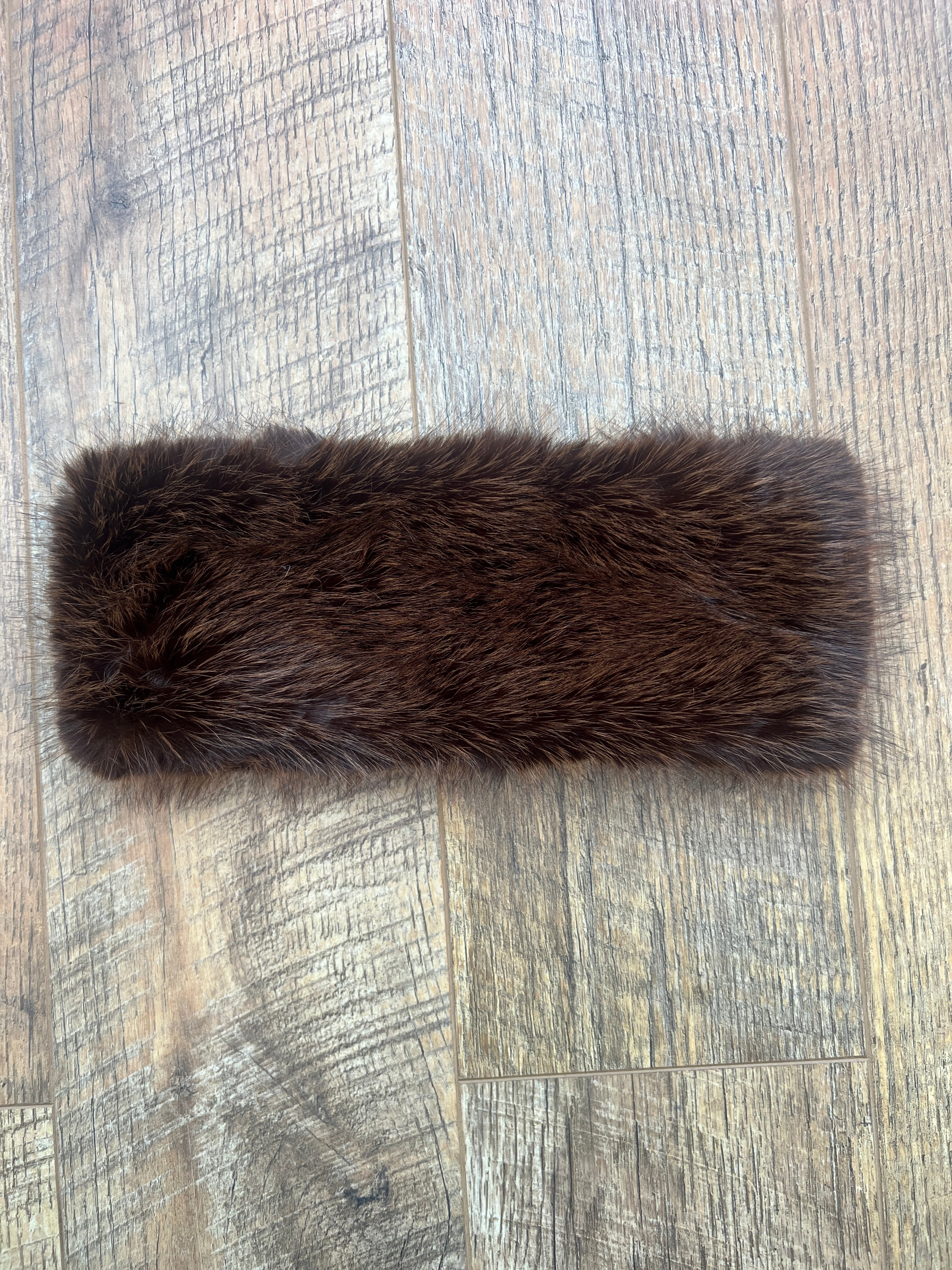 Fur Headband 2026 Medium Brown