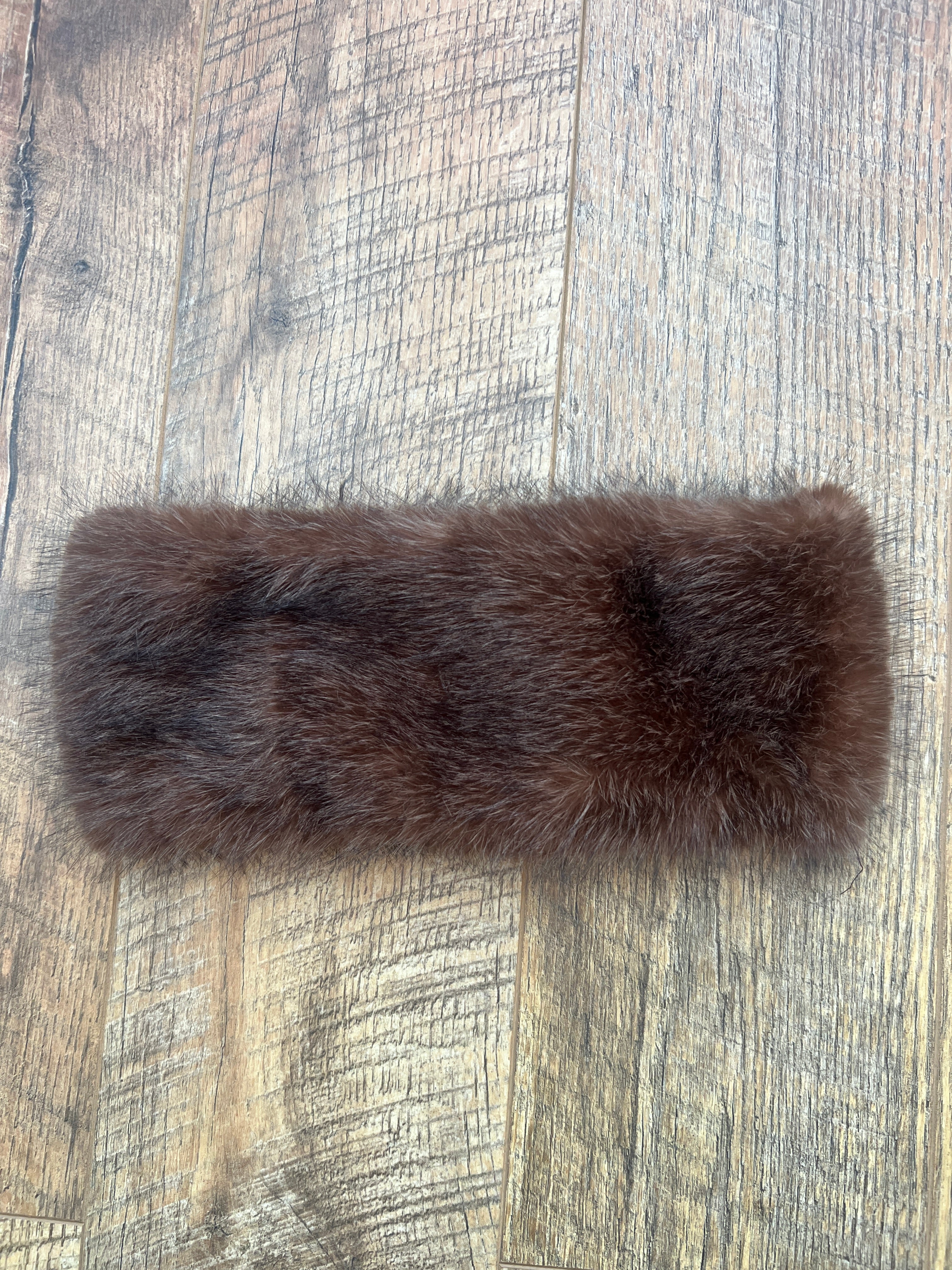 Fur Headband 2026 Latte