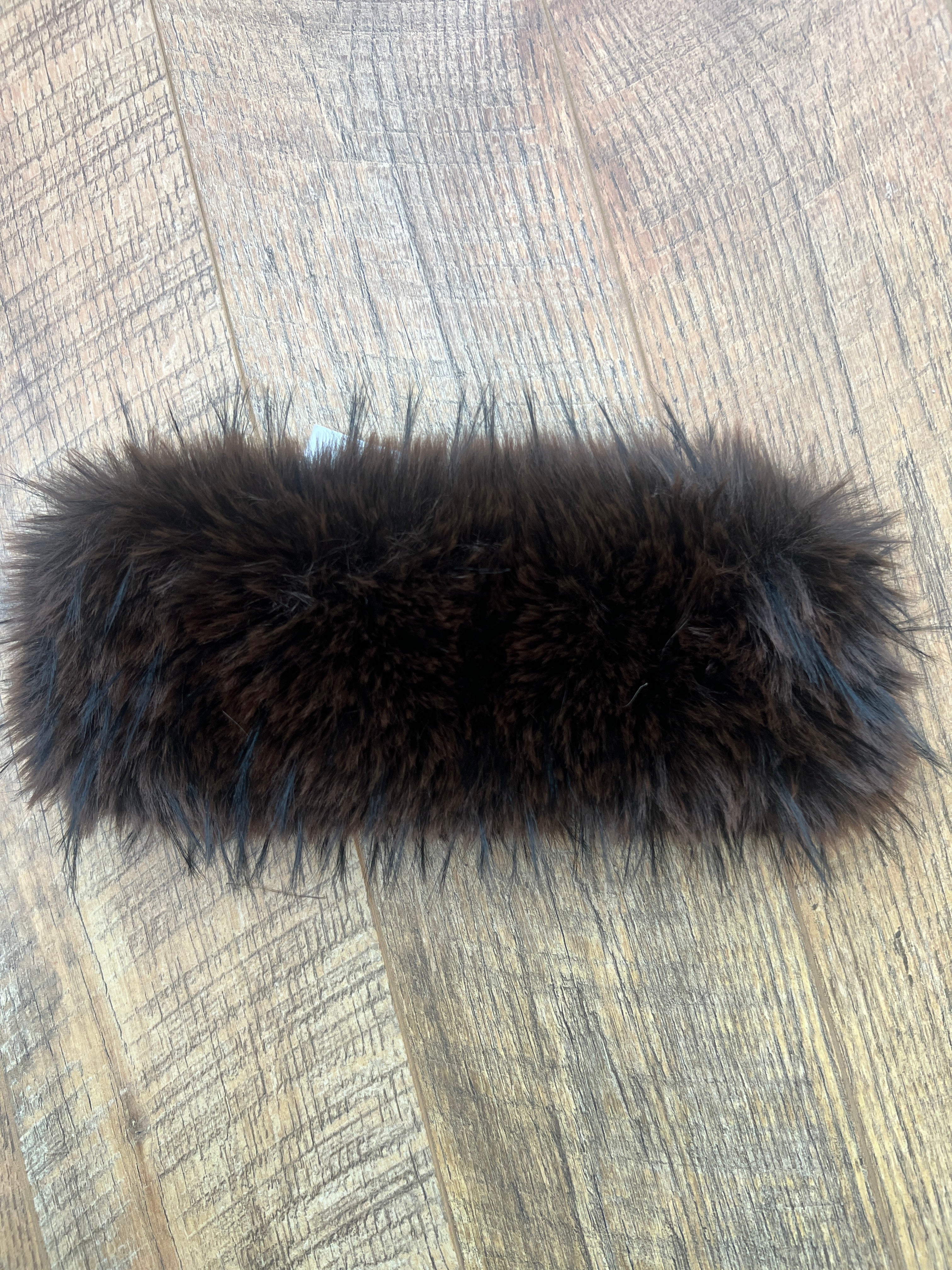 Fur Headband 2026 Chocolate