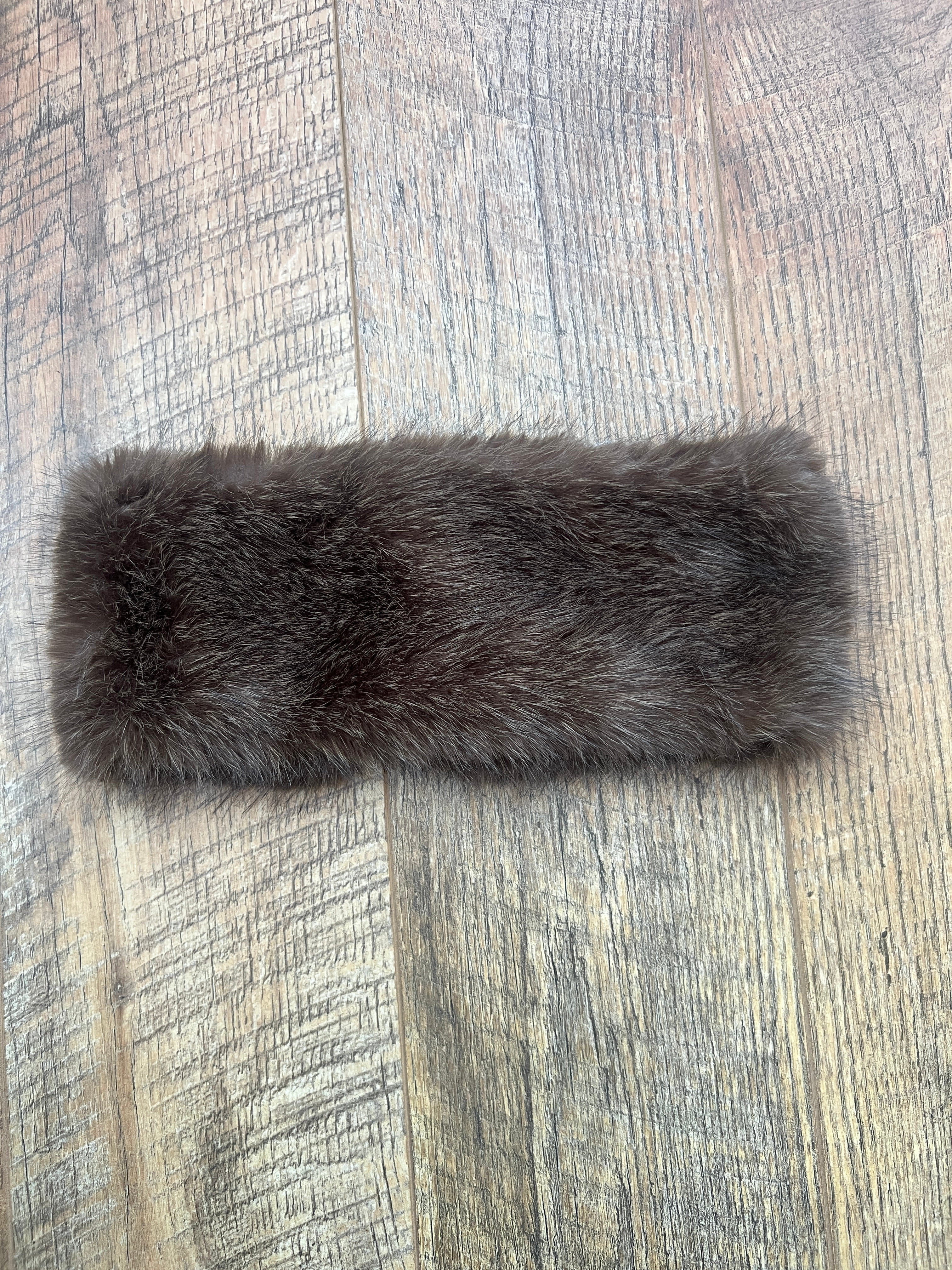 Fur Headband 2026 Khaki