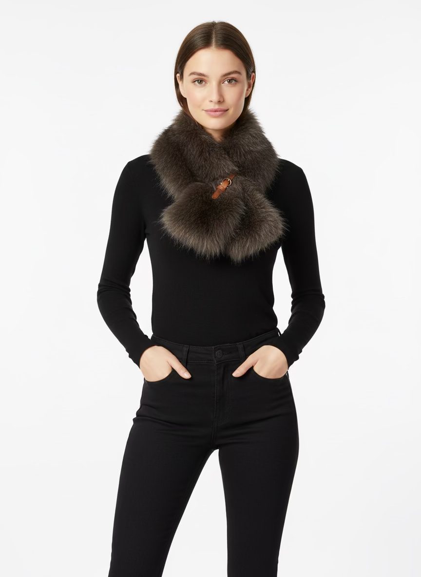 S003 Faux Fur Scarf