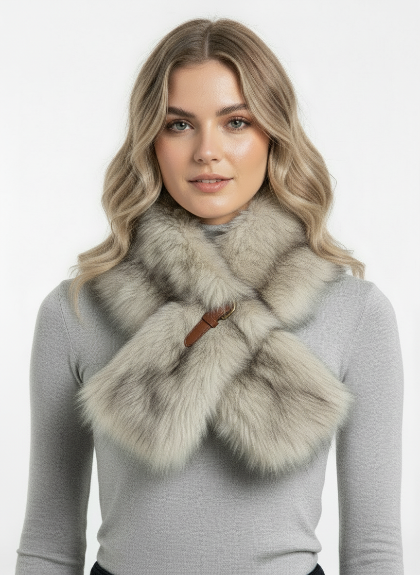 S003 Faux Fur Scarf