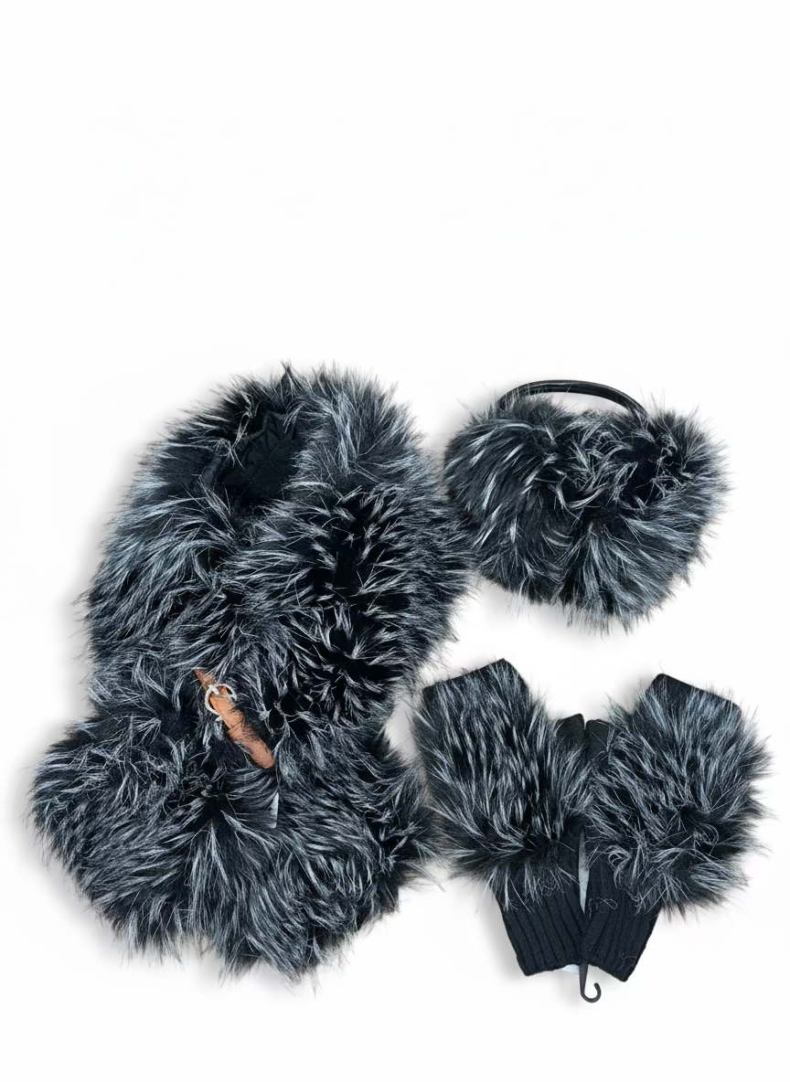 S003 Faux Fur Scarf
