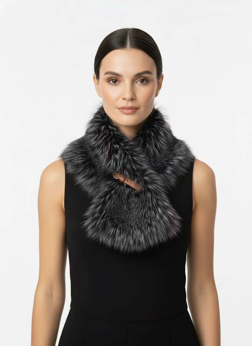 S003 Faux Fur Scarf