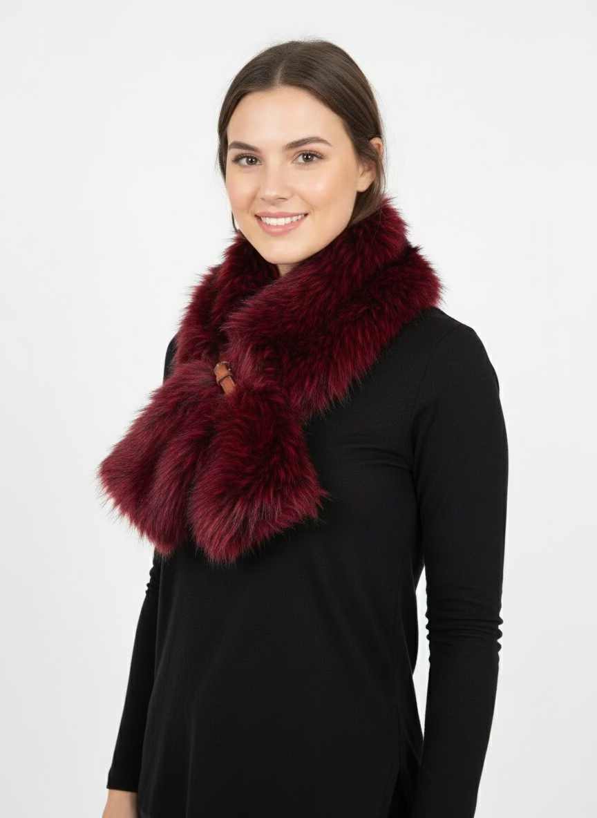 S003 Faux Fur Scarf