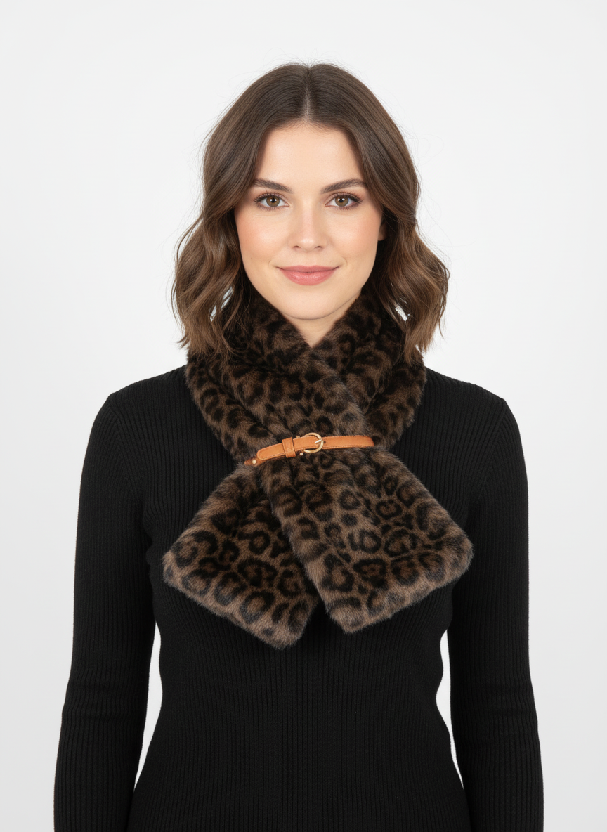 S003 Faux Fur Scarf