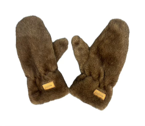 GW018 Faux Fur Mittens Gloves