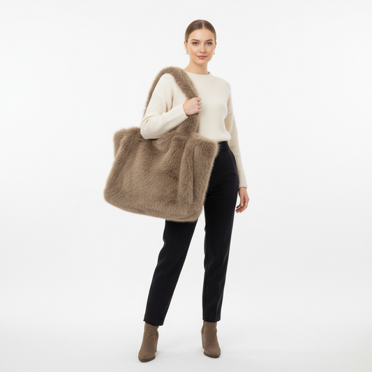 B701-1 Fluffy Tote Bag