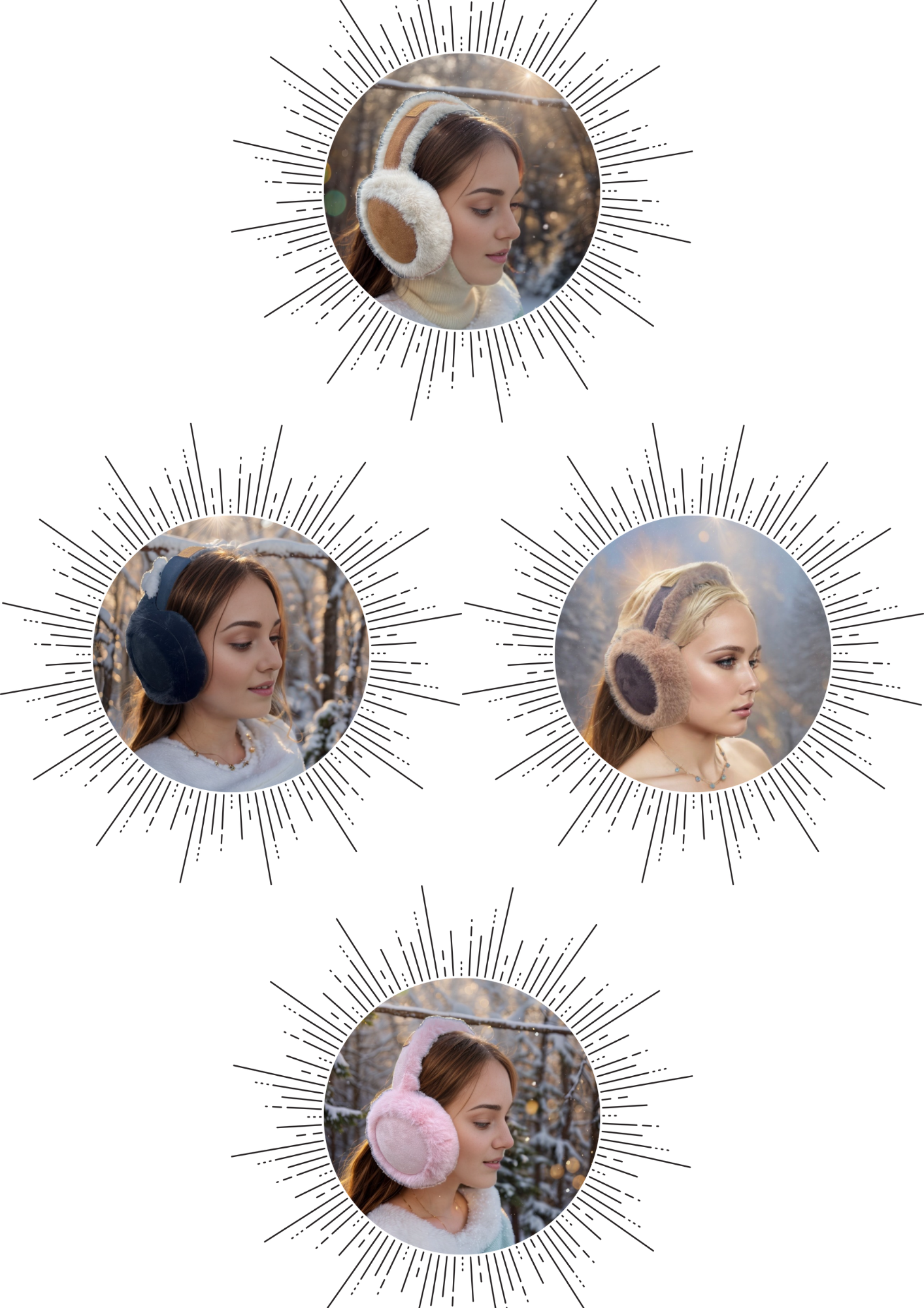 AE033 Mix Colours Earmuff