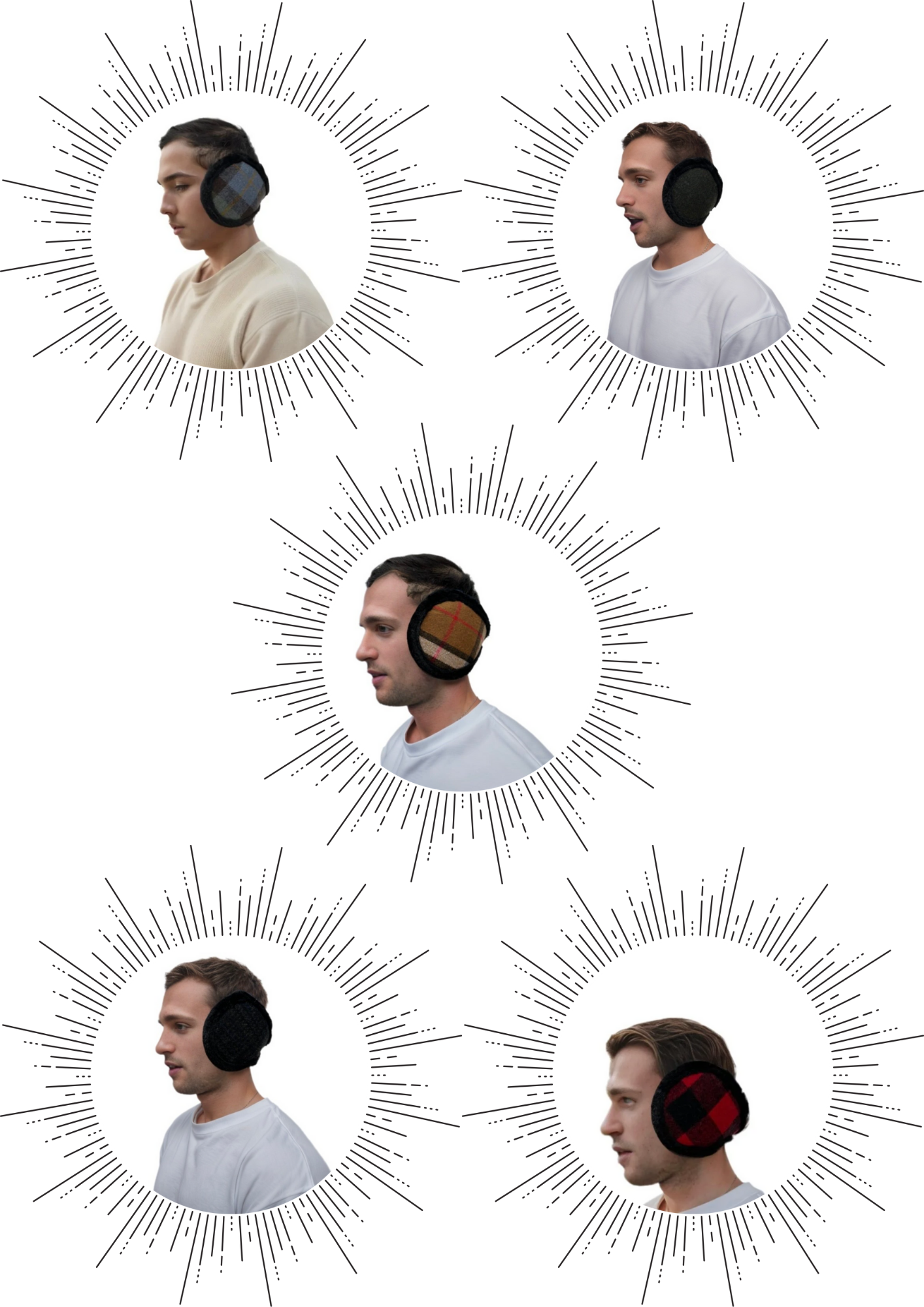 AE032 Mix Colours Earmuff