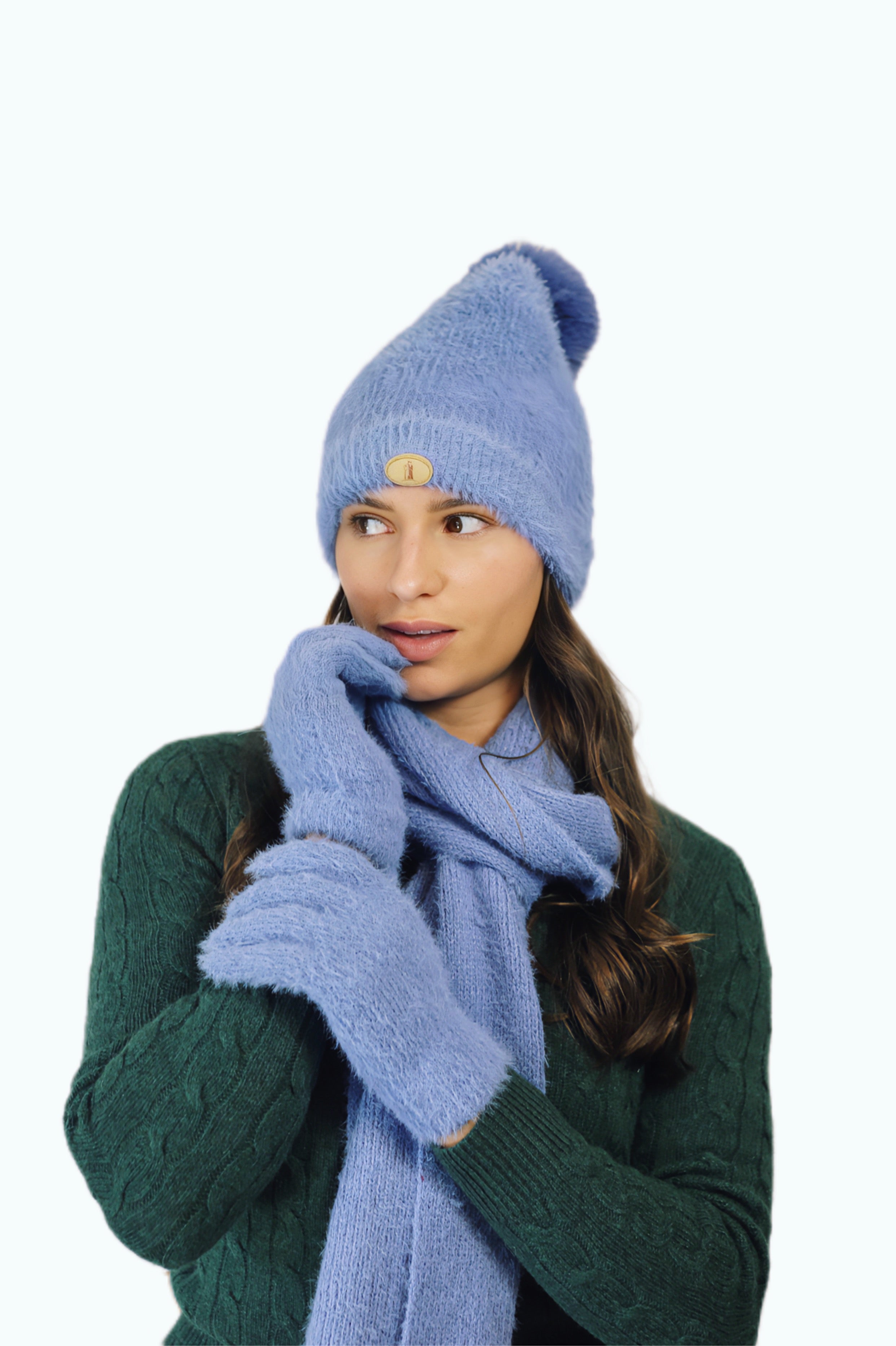 SET001 Blend Soft Scarf Set 3 Pieces