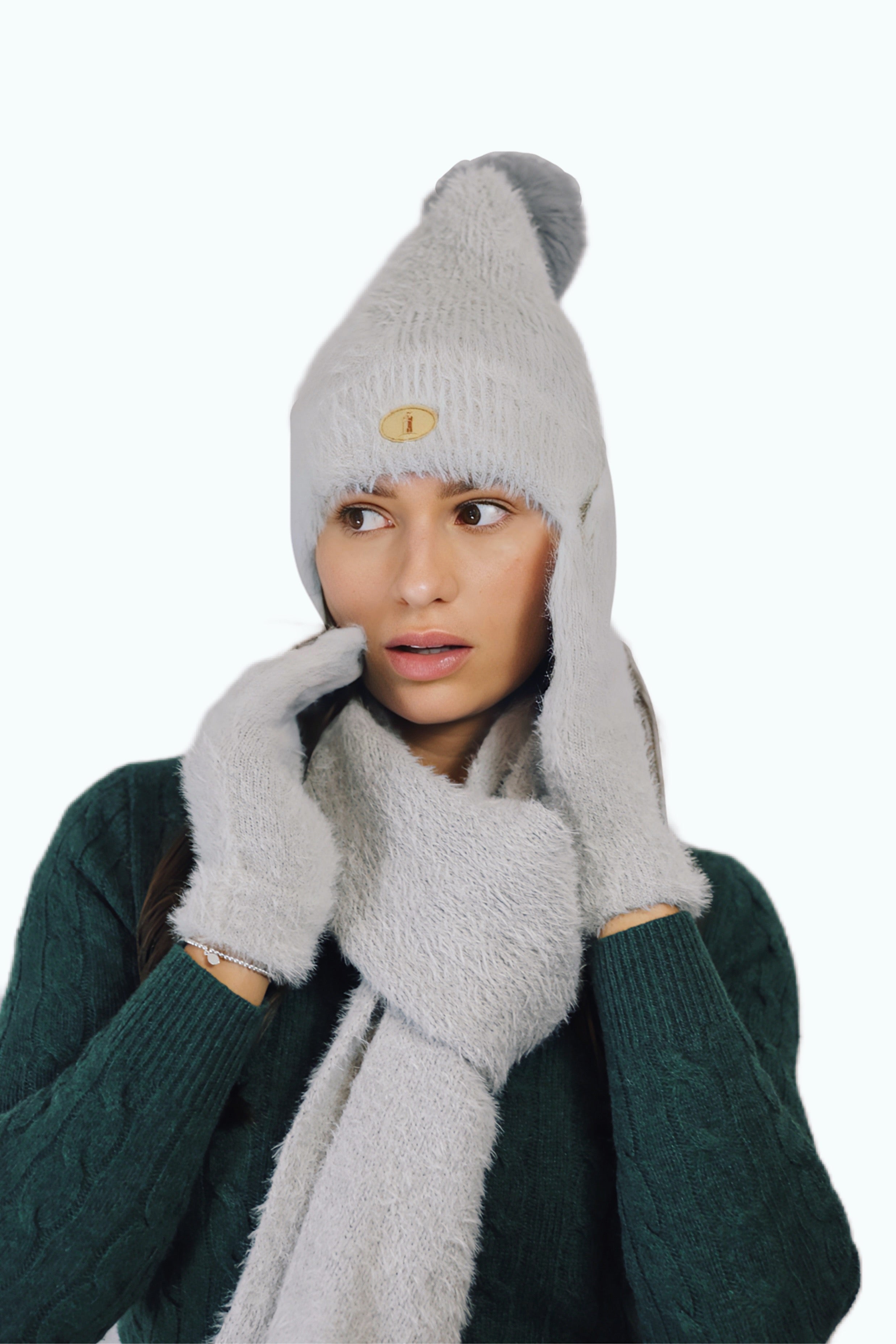 SET001 Blend Soft Scarf Set 3 Pieces