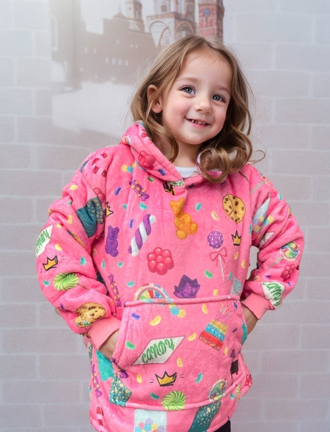 Sweets Hoodie Blanket One-size (Youth)