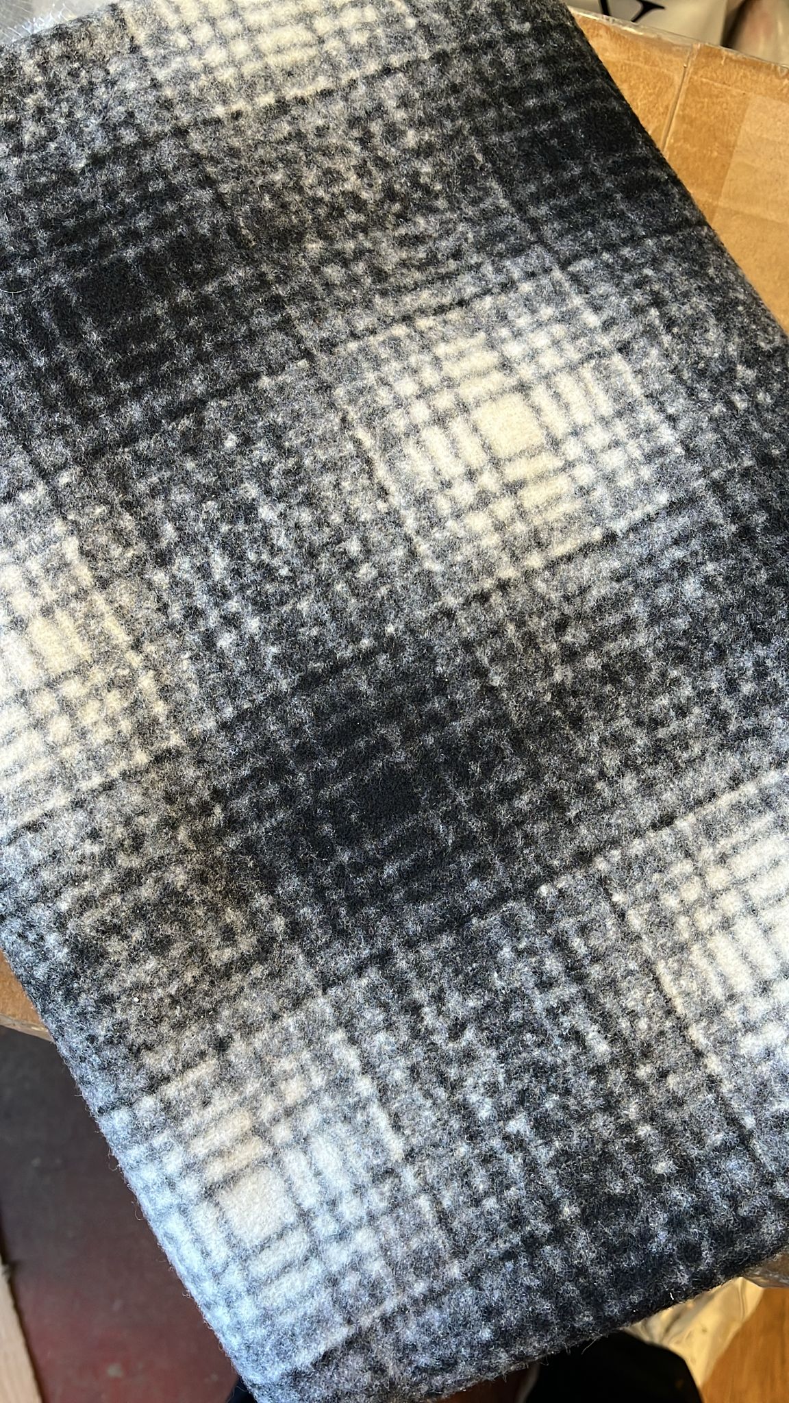 P009 Check Patten Poncho