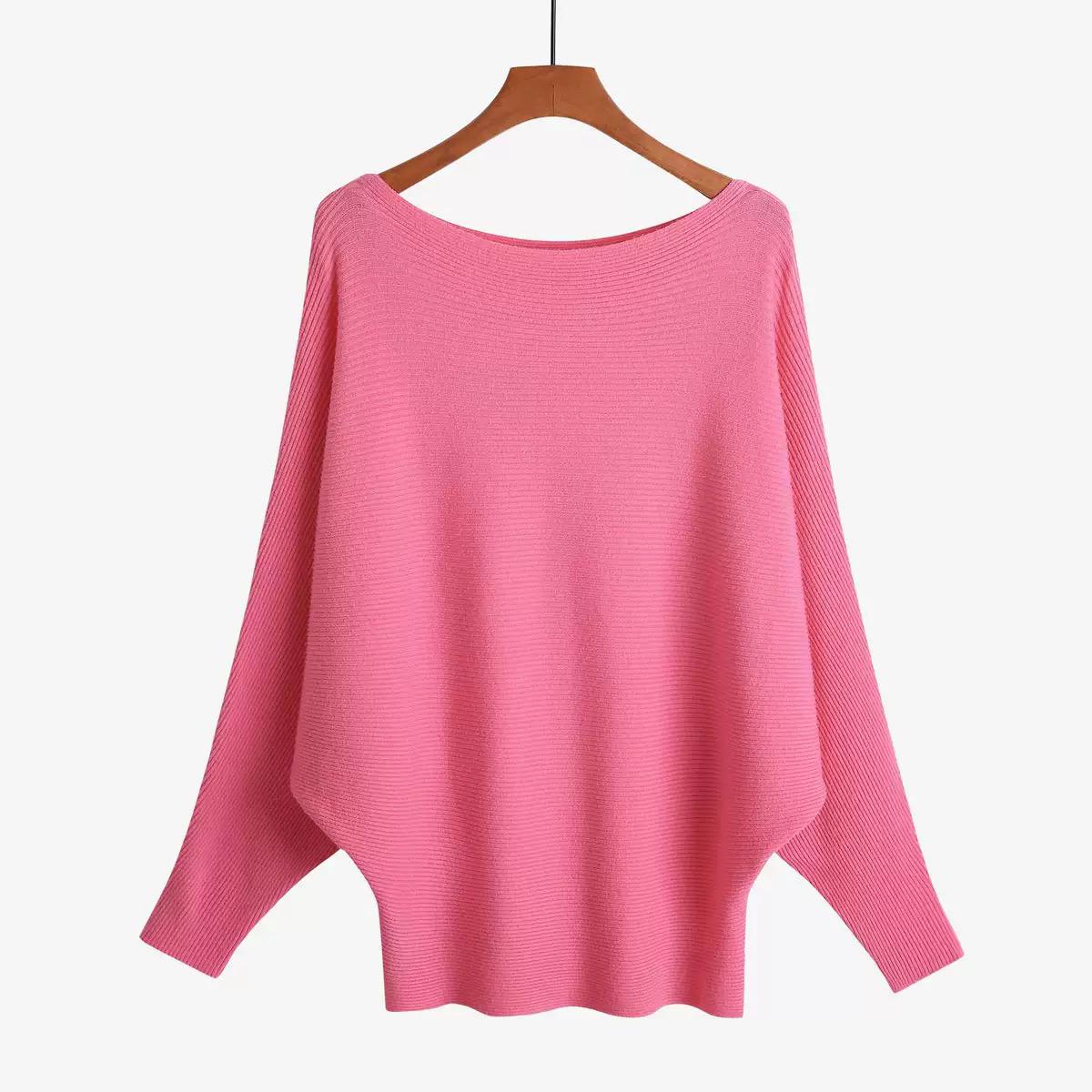 JR2005 Off Shoulder Sweater