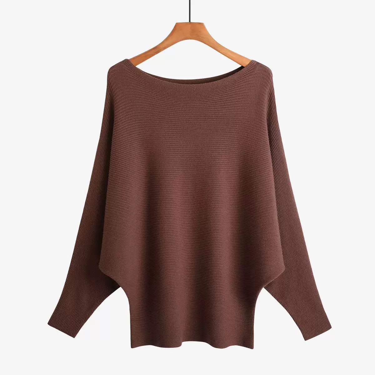 JR2005 Off Shoulder Sweater