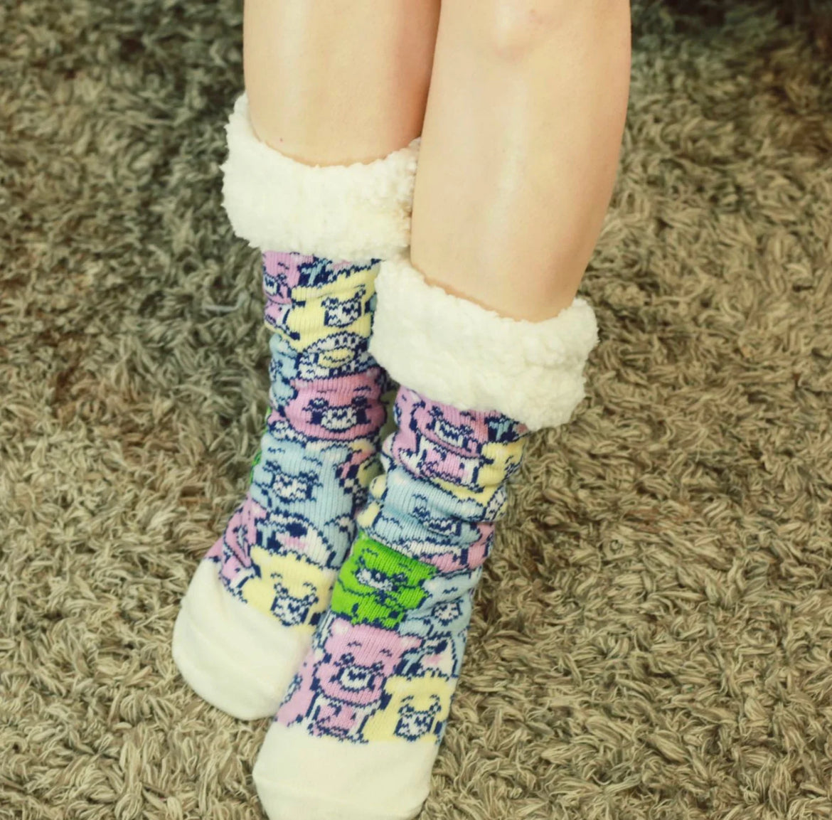 Care Bears Adult Slipper Socks