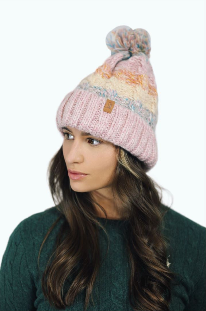H00823 12 Pieces Unisex Beanie Mix Colour One Pack