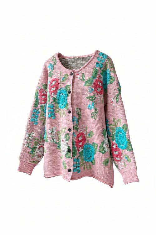 Cg0025 Pink Blue Flowers