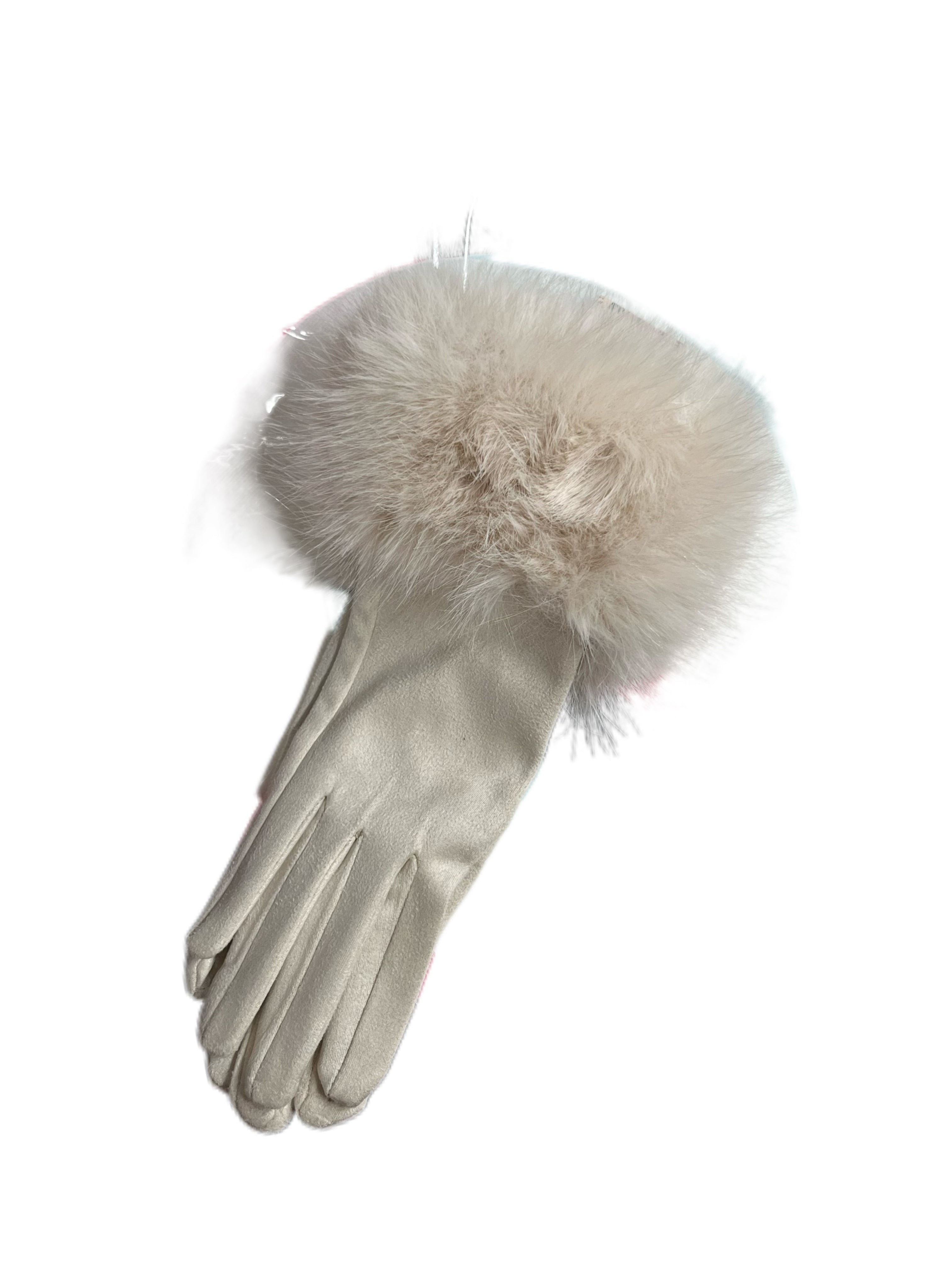 GW006 Woman Faux Fur Gloves