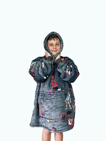 Hip Hop Hoodie Blanket One-size (Youth)