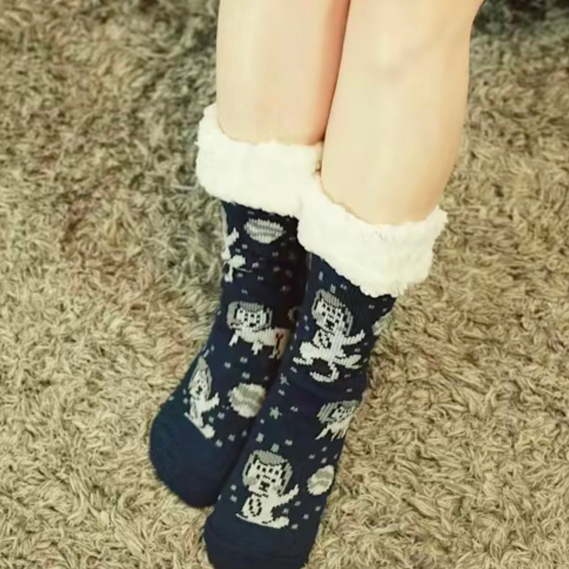 Cats Youth Slipper Socks