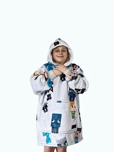 Minecraft Hoodie Blanket One-size (Youth)