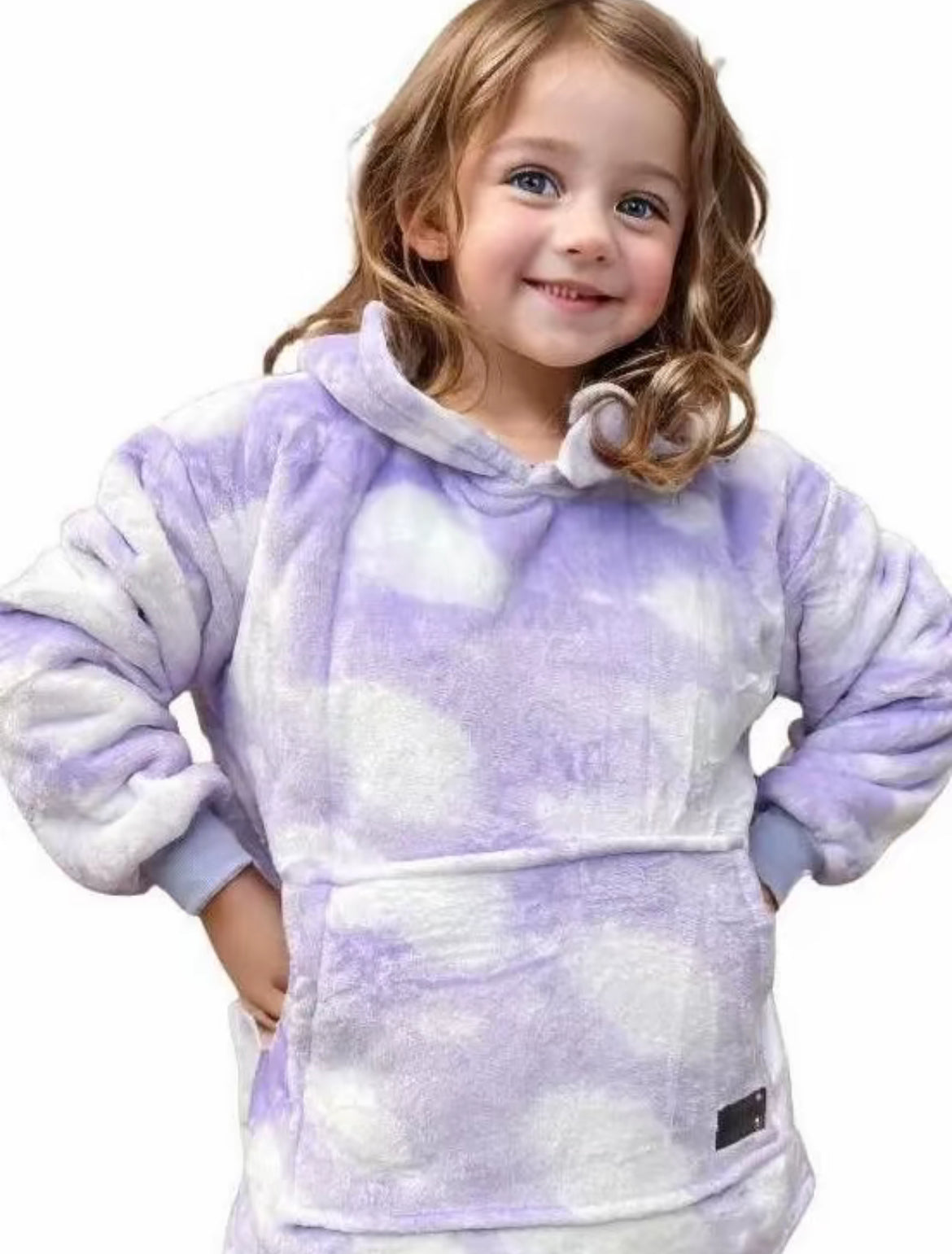 Purple Cloud Hoodie Blanket One-size (Youth)